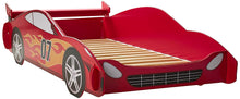 Load image into Gallery viewer, Legare Furniture Kids Room Twin Bed in Red and Black Red Flames Theme
