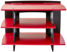 Load image into Gallery viewer, Legare Furniture Kids Room Gaming Media Stand in Red and Black, 33" x 19" x 23"