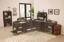 Load image into Gallery viewer, Legare Furniture Office Desk Shelving Hutch in  Gray Driftwood, 36" x 11" x 26"