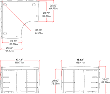Load image into Gallery viewer, Legare Furniture Corner Desk in Gray Driftwood, 47" x 47" x 29"