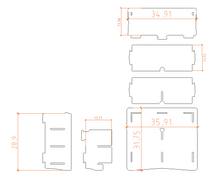 Load image into Gallery viewer, Legare Furniture Kids Room Blue and White Dresser with Drawers, 36" x 13" x 32"