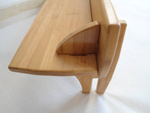 Load image into Gallery viewer, Legare Furniture Office Desk Accessory Shelf in Amber Bamboo, 29" X 6" X 6"