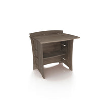 Load image into Gallery viewer, Legare Furniture Office Desk Connector Bridge in Grey Driftwood, 31&quot; x 23&quot; x 29&quot;
