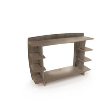 Load image into Gallery viewer, Legare Furniture Office Desk Shelving Hutch in  Gray Driftwood, 36" x 11" x 26"