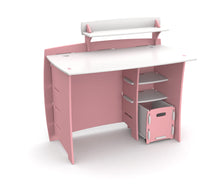 Load image into Gallery viewer, Legare Furniture Kids Room Complete Desk Set in Princess Pink and White, 43" x 23" x 29"