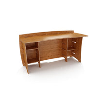 Load image into Gallery viewer, Legare Furniture Office Straight Desk in Amber Bamboo, 60" x 26" x 32"