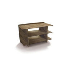 Load image into Gallery viewer, Legare Furniture Gaming Media Stand in Gray Driftwood, 38" x 19" x 24"