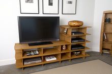 Load image into Gallery viewer, Legare Furniture Gaming Media Stand in Gray Driftwood,, 53" x 19" x 24"