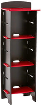 Load image into Gallery viewer, Legaré Furniture Kids Room Bookcase in Red and Black, 48&quot; x 16&quot; x 12&quot;
