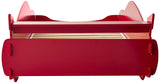 Legare Furniture Kids Room Twin Bed in Red and Black Red Flames Theme