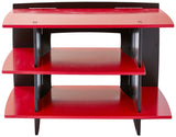 Legare Furniture Kids Room Gaming Media Stand in Red and Black, 33" x 19" x 23"