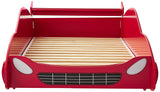 Legare Furniture Kids Room Twin Bed in Red and Black Red Flames Theme