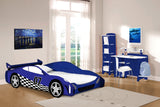 Legare Furniture Kids Room Complete Desk Set in Blue and White,  43" x 23" x 29"
