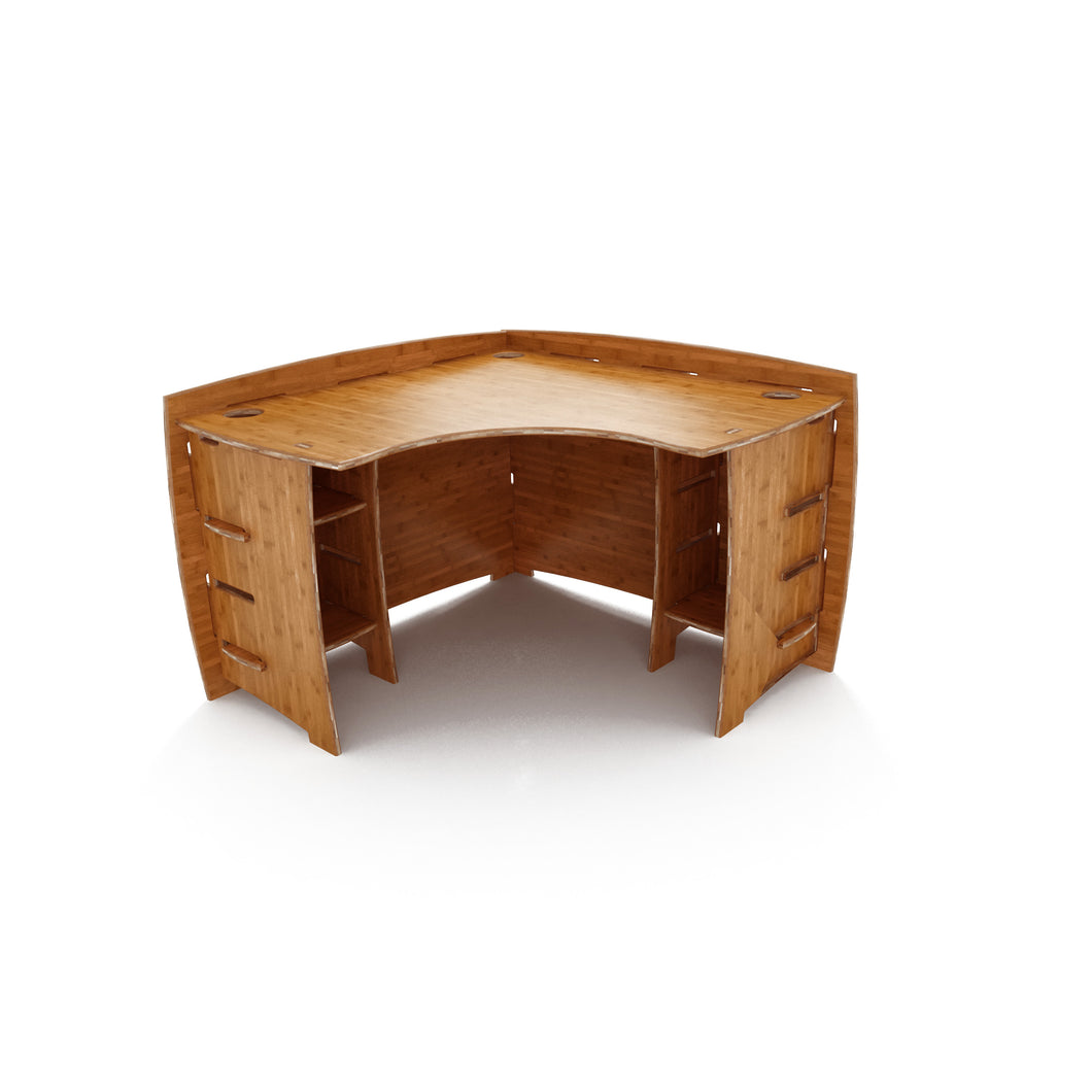 Legare Furniture Office Corner Desk in Amber Bamboo, 47