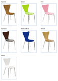 Legare Furniture Bent Plywood Chair, 34" x 17"