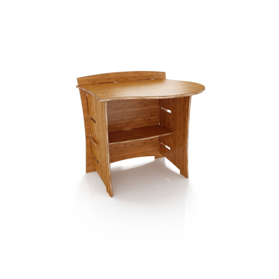 Legare Furniture Amber Bamboo Peninsula Desk Attachment 30