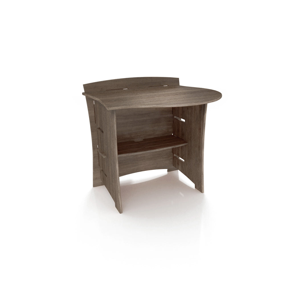Legare Furniture Office Desk Peninsula in Gray Driftwood, 31