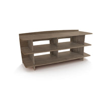Load image into Gallery viewer, Legare Furniture Gaming Media Stand in Gray Driftwood,, 53&quot; x 19&quot; x 24&quot;

